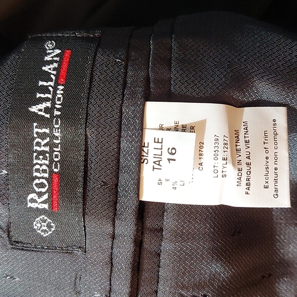 Robert Allan 2 pce suit, EUC, size 16 - Picture 5 of 6